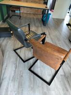 (Eetkamer)stoelen 3 grijs, 3 bruin, Huis en Inrichting, Ophalen, Zo goed als nieuw, Bruin, Vijf, Zes of meer stoelen