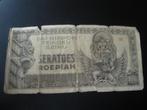 ned indie 100 rupiah 1944 gebruikt, Postzegels en Munten, Bankbiljetten | Azië, Zuidoost-Azië, Verzenden
