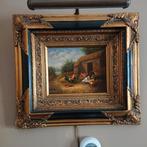 Antieke schilderij, Ophalen of Verzenden
