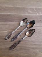 3 Verzilverde koffielepels / Theelepels Nescafe 60, Antiek en Kunst, Ophalen of Verzenden
