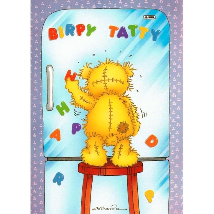 Verjaardagskaart Happy Birthday bij Stichting Superwens!, Diversen, Wenskaarten, Nieuw, Ophalen of Verzenden