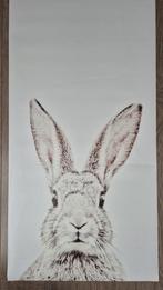 Mooie stevige pvc poster / behang / canvas konijn, Ophalen of Verzenden, Zo goed als nieuw