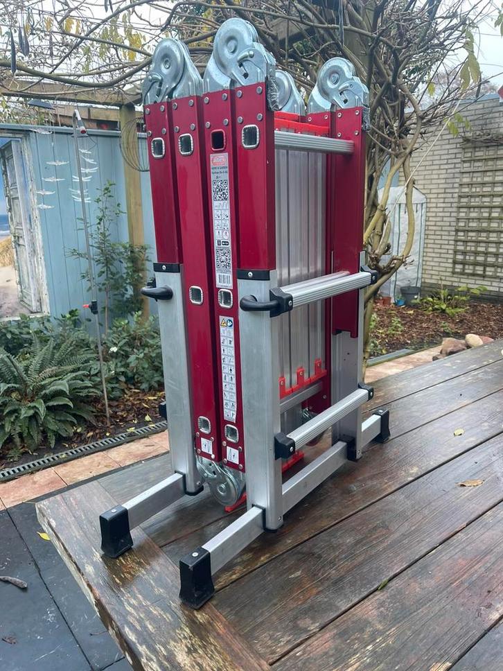 Altrex Varitrex Do-It-All 4x3 Vouwladder, Doe-het-zelf en Verbouw, Ladders en Trappen, Zo goed als nieuw, 2 tot 4 meter, Ophalen of Verzenden