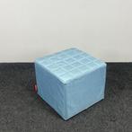 Fatboy 1st Avenue Poef - Lichtblauw, Ophalen, Minder dan 50 cm, Gebruikt, Rond