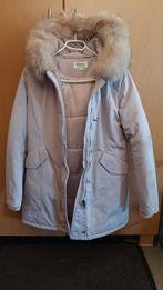 Mint Roze Damesjas met Bontkraag, Maat 38/40 (M), Ophalen of Verzenden, Zo goed als nieuw, Roze
