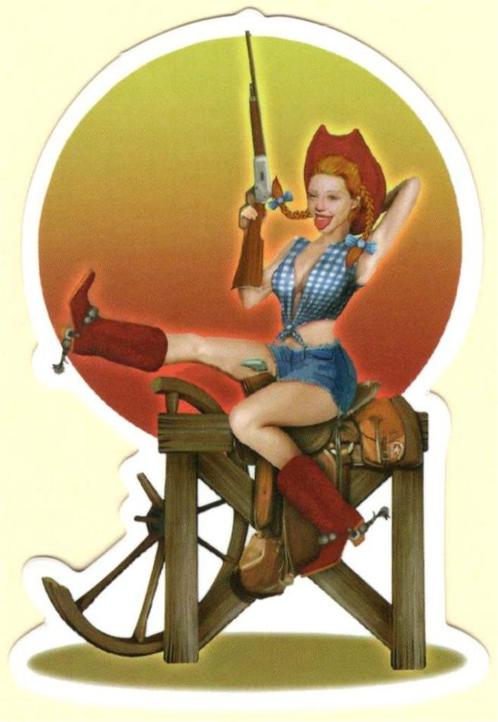 Pin Up Girl sticker #167, Verzamelen, Stickers, Nieuw, Overige typen, Verzenden