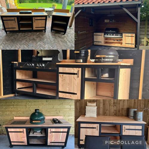Premium Buitenkeuken Douglas kamado Green Egg / Gas Barbecue, Tuin en Terras, Buitenkeukens, Nieuw, Houtskool, Vrijstaand, Ophalen of Verzenden