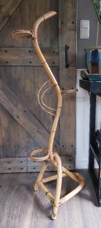 Rotan plantenslang/plantenstandaard, retro/vintage, Huis en Inrichting, Woonaccessoires | Zuilen en Pilaren, Ophalen, Gebruikt