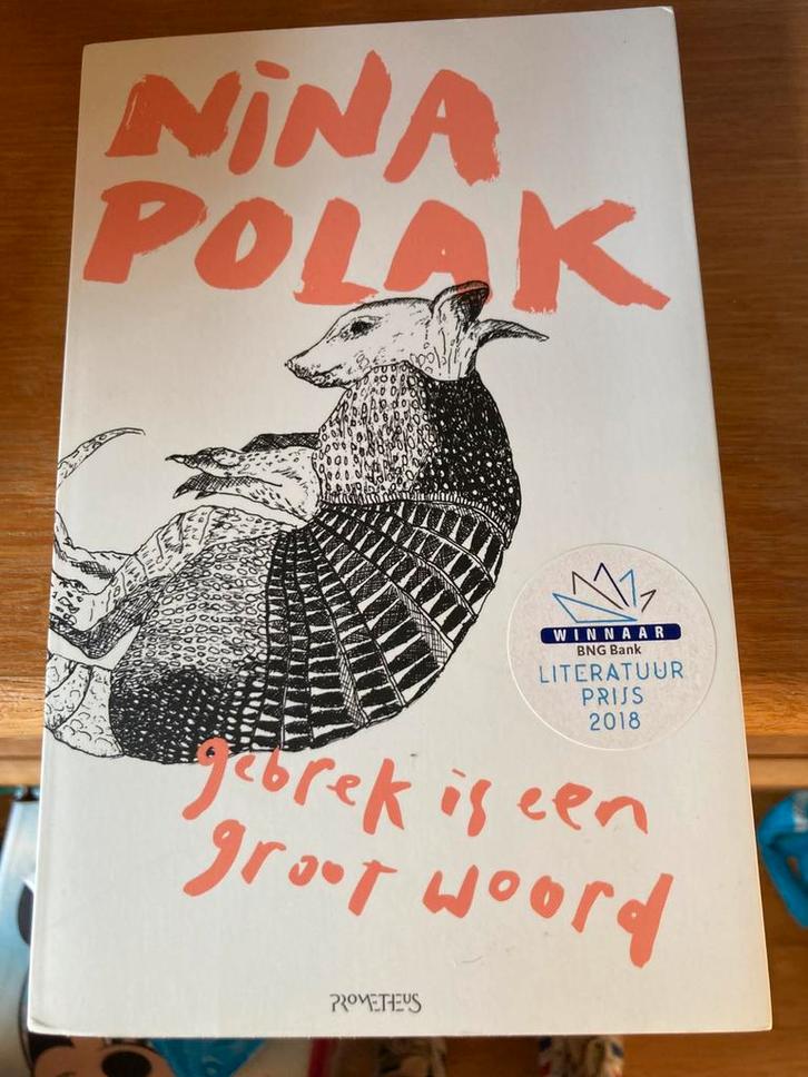 Nina Polak - Gebrek is een groot woord, Boeken, Literatuur, Gelezen, Ophalen of Verzenden
