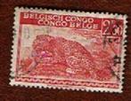 Katachtigen - Belgisch Congo - 218 -  Luipaard - gebr, Postzegels en Munten, Overige thema's, Ophalen of Verzenden, Gestempeld