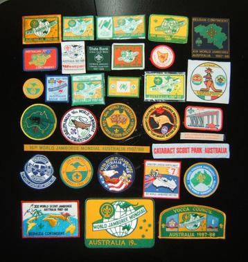 wereld jamboree 1988 Australië 32 insignes beschikbaar voor biedingen