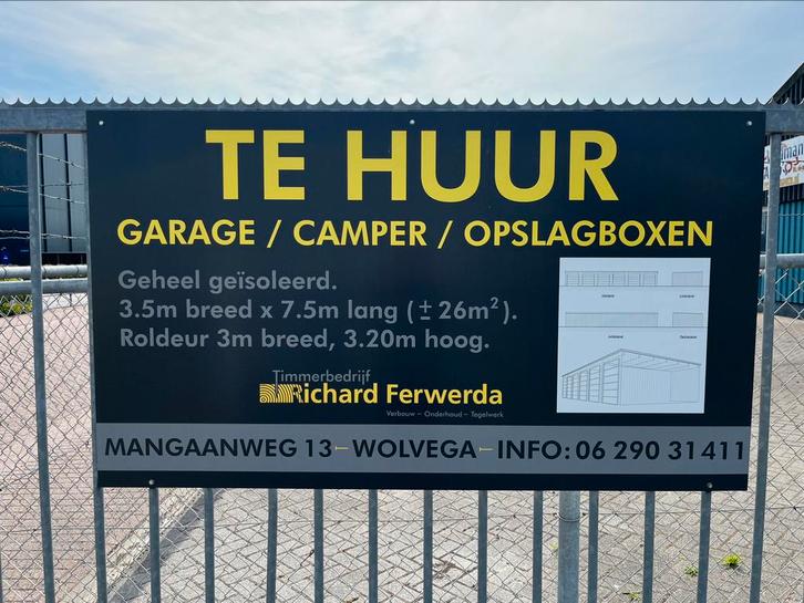Garage / opslag  Steenwijk  en Wolvega, Huizen en Kamers, Garages en Parkeerplaatsen