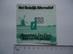 sticker D66 vintage politiek Van Mierlo d'66 den haag molen, Verzamelen, Stickers, Verzenden, Zo goed als nieuw, Bedrijf of Vereniging