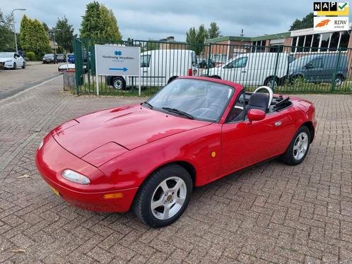 Mazda MX-5 1.6i-16V nieuwe APK, Auto's, Mazda, Bedrijf, Te koop, MX-5, Centrale vergrendeling, Elektrische ramen, Open dak, Radio