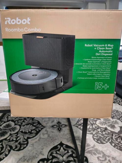 iRobot Roomba Combo i5+ -Robotstofzuiger met Dweilfunctie -Z, Witgoed en Apparatuur, Stofzuigers, Zo goed als nieuw, Robotstofzuiger