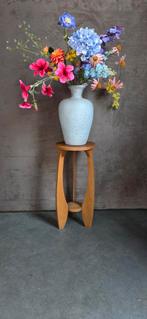 Mooi retro vintage mid-century plantentafel plantentafeltje, Ophalen, Zo goed als nieuw