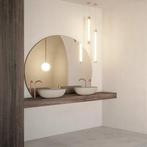 Riho badkamerspiegel 100x120 met led, afgeronde cirkel ZGAN, Huis en Inrichting, 100 tot 150 cm, Rond, Nieuw, Ophalen of Verzenden