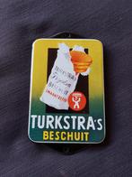 Emaille Turkstra's Beschuit deurpostje, Ophalen of Verzenden, Zo goed als nieuw, Gebruiksvoorwerp