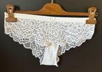 NIEUW witte kanten slip maat M, Verzenden, Wit, Slip