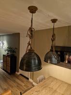 Industriële Eettafel Lampen - Zo Goed Als Nieuw!, Huis en Inrichting, Ophalen, Zo goed als nieuw, Industrieel, Metaal