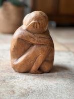 Houten Beeld, Omhelzend Koppel, Liefde & Verbinding, Ophalen of Verzenden