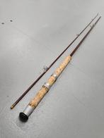 Mooie handmade klassieke holglass spinhengel 2.10m 2d., Watersport en Boten, Ophalen of Verzenden, Zo goed als nieuw, Werphengel