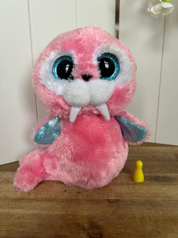Ty Beanie Boo Tusk walrus 15cm knuffel, Kinderen en Baby's, Speelgoed | Knuffels en Pluche, Zo goed als nieuw, Overige typen, Ophalen of Verzenden