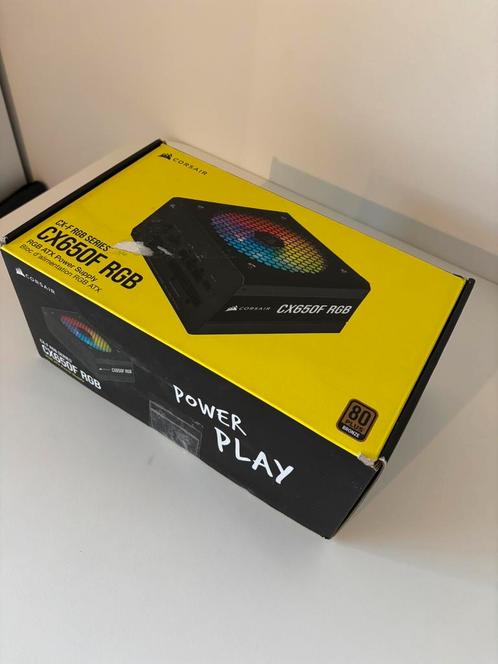 Corsair CX650F RGB 650W PSU, Computers en Software, Interne voedingen, Zo goed als nieuw, Ophalen of Verzenden