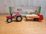 Siku 7504 Schlüter Super 1250 V met Strautmann mestverspreid, Hobby en Vrije tijd, Modelauto's | 1:32, Ophalen of Verzenden, Zo goed als nieuw