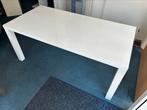 Witte hoogglans tafel, Huis en Inrichting, Tafels | Eettafels, Ophalen, Overige materialen, Gebruikt, 50 tot 100 cm