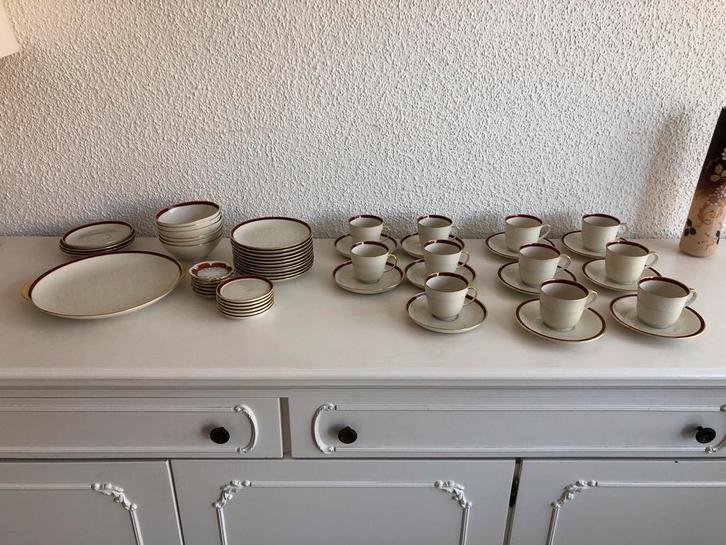 Koffie / Theeservies uit 1930  Porzellanfabrik Fraureuth AG, Antiek en Kunst, Antiek | Servies compleet, Ophalen of Verzenden
