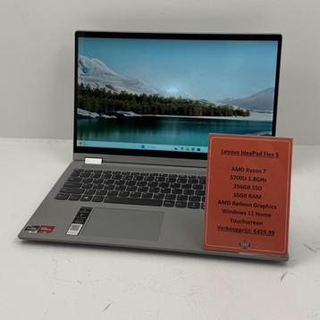 Lenovo IdeaPad Flex 5 15ALC05 laptop | Touchscreen | AMD Ryz beschikbaar voor biedingen
