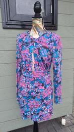 Paarse jurk met bloemen print M, Maat 38/40 (M), Verzenden, Zara, Paars