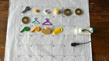 Playmobil losse onderdelen naaiattalier knutselen cd linaal beschikbaar voor biedingen