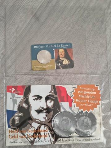 Nederland 5 euro herdenkingsmunten 2006 en 2007 coincard beschikbaar voor biedingen