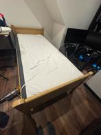 Eenpersoonsbed compleet, Huis en Inrichting, Ophalen, 90 cm, Eenpersoons, Wit