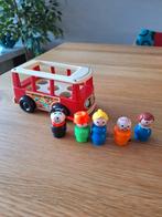 Fisher price bus met poppetjes, Ophalen of Verzenden, Zo goed als nieuw, Auto of Voertuig
