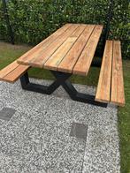 Picknick tafel, Ophalen, Zo goed als nieuw, Rechthoekig, Hout