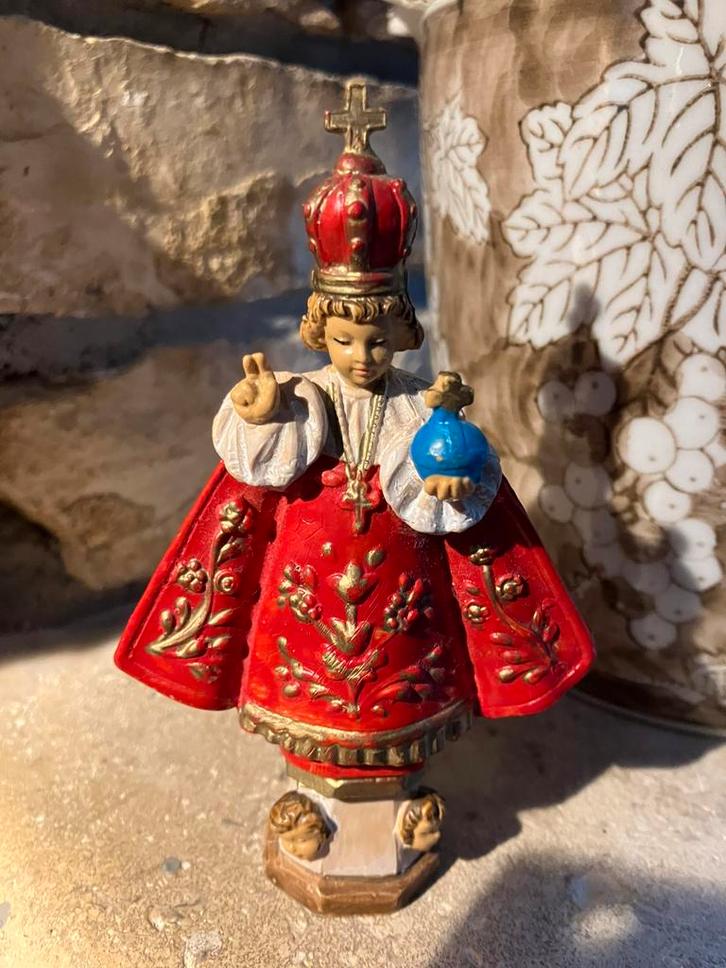 Vintage Kindje Jesus van Praag, Antiek en Kunst, Antiek | Religie, Ophalen of Verzenden