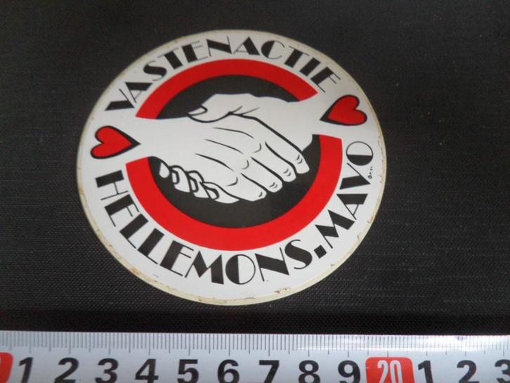sticker hellemons mavo vastenactie, Verzamelen, Stickers, Zo goed als nieuw, Bedrijf of Vereniging, Ophalen