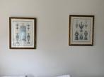 Schilderijen neoklassieke meubels 2 stuks groot, Antiek en Kunst, Kunst | Schilderijen | Klassiek, Ophalen