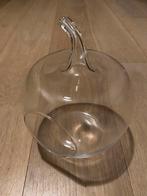 Glazen decoratie appel 19,5x21,5 cm zgan in verpakking, Ophalen of Verzenden, Zo goed als nieuw, Glas, Minder dan 50 cm