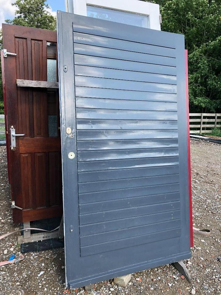|hardhouten buitendeur| hardhouten Tuinpoort| 215X123|, Doe-het-zelf en Verbouw, Deuren en Horren, Gebruikt, Buitendeur, 200 tot 215 cm