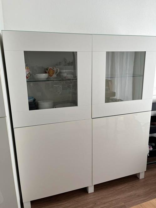 Besta kast, Huis en Inrichting, Kasten | Vitrinekasten, Zo goed als nieuw, 100 tot 150 cm, 100 tot 150 cm, 25 tot 50 cm, Met deur(en)