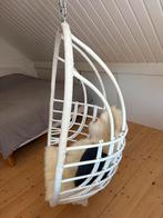 Hangstoel zonder standaard, Huis en Inrichting, Stoelen, Ophalen, Zo goed als nieuw, Wit
