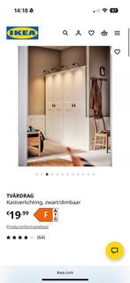 Set-Kastverlichting Ikea + draadloze dimmer/driver (NIEUW!!), Zo goed als nieuw, Minder dan 100 cm, 25 tot 50 cm, 50 tot 100 cm