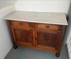 Mooi oud kastje/commode met marmeren blad., Antiek en Kunst, Ophalen