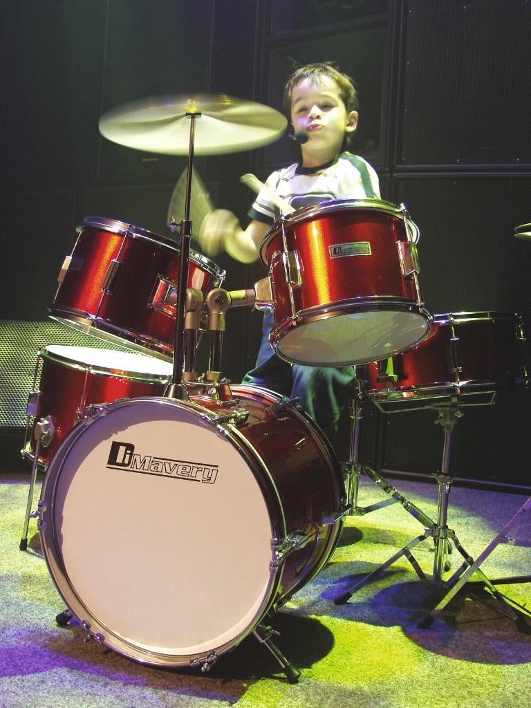 DIMAVERY JDS-305 Kids Drum Set red, ., Drums of Percussie, Nieuw, Ophalen of Verzenden