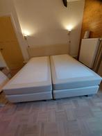 Pulmann boxspring met matrassen en hoofdbord, Huis en Inrichting, Slaapkamer | Boxsprings, Ophalen, Tweepersoons, Zo goed als nieuw