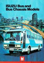 Folder Isuzu Bus and Bus Chassis Models (uit Japan - 1977), Gelezen, Overige merken, Verzenden